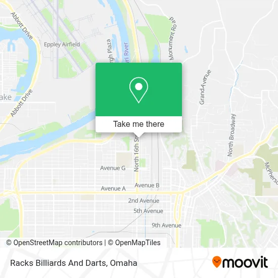 Racks Billiards And Darts map