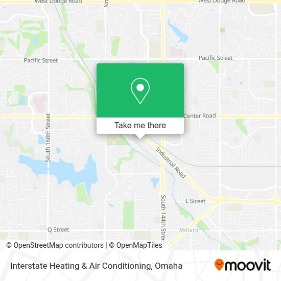 Interstate Heating & Air Conditioning map