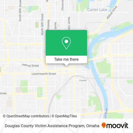 Douglas County Victim Assistance Program map