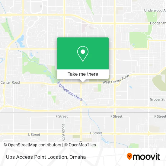 Ups Access Point Location map