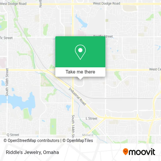Riddle's Jewelry map