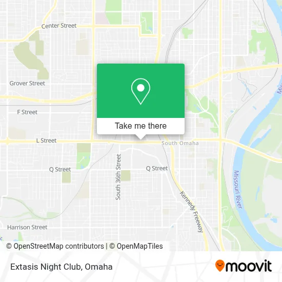 Extasis Night Club map