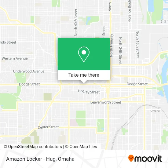 Amazon Locker - Hug map