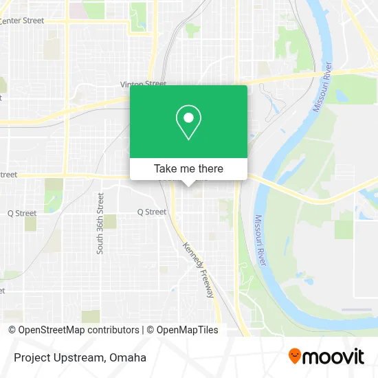 Project Upstream map