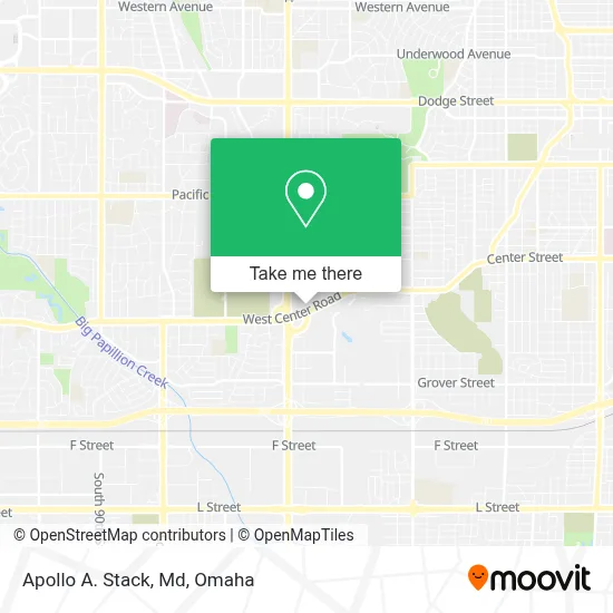 Apollo A. Stack, Md map