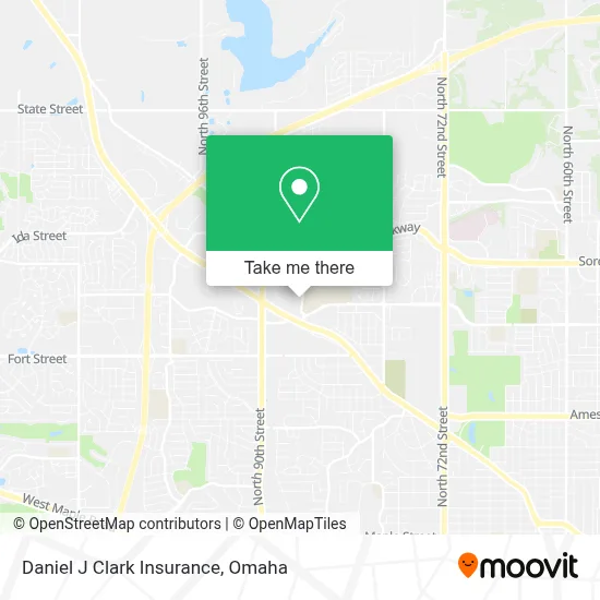 Daniel J Clark Insurance map