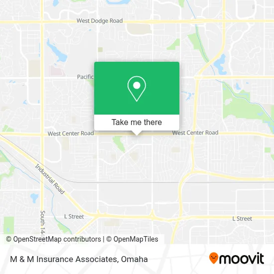 M & M Insurance Associates map