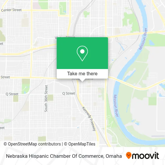 Nebraska Hispanic Chamber Of Commerce map