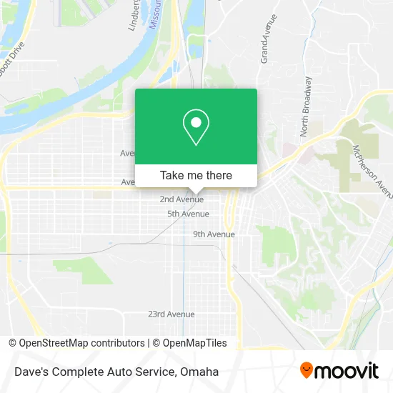 Dave's Complete Auto Service map