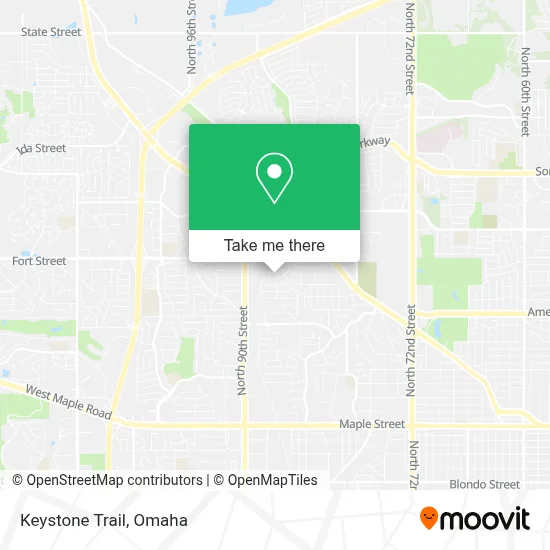 Keystone Trail map