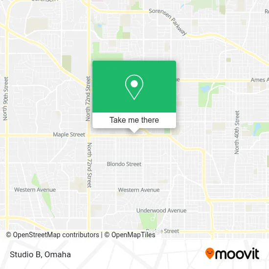 Studio B map