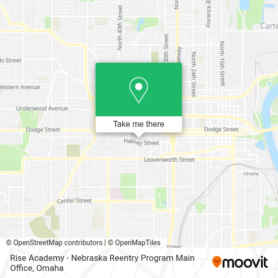 Rise Academy - Nebraska Reentry Program Main Office map