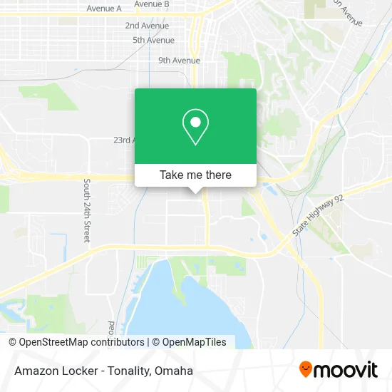 Amazon Locker - Tonality map