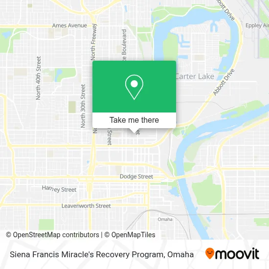 Siena Francis Miracle's Recovery Program map