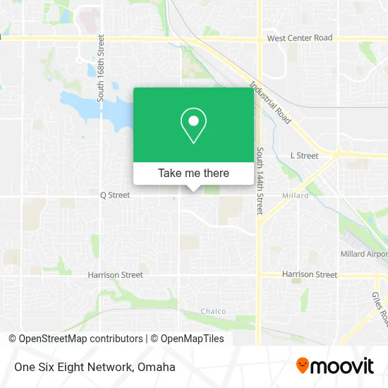 One Six Eight Network map