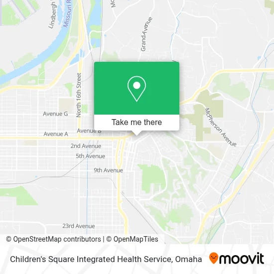 Children's Square Integrated Health Service map