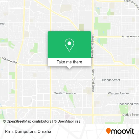 Rms Dumpsters map