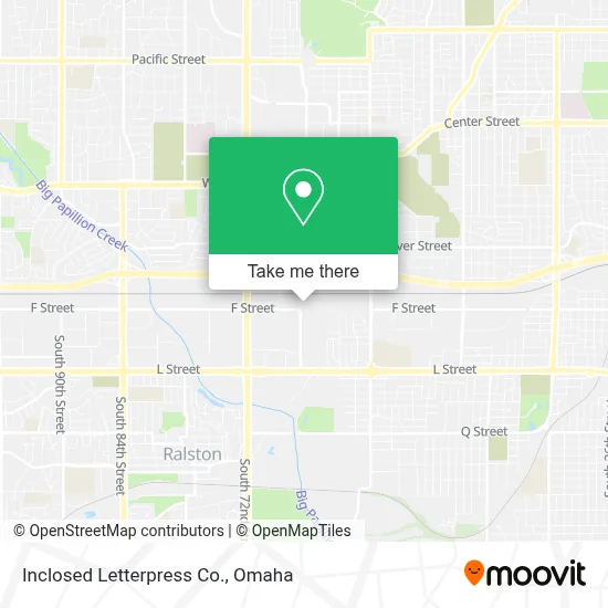 Inclosed Letterpress Co. map