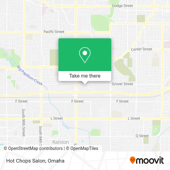 Hot Chops Salon map