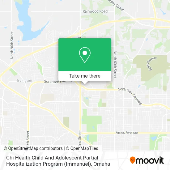 Chi Health Child And Adolescent Partial Hospitalization Program (Immanuel) map