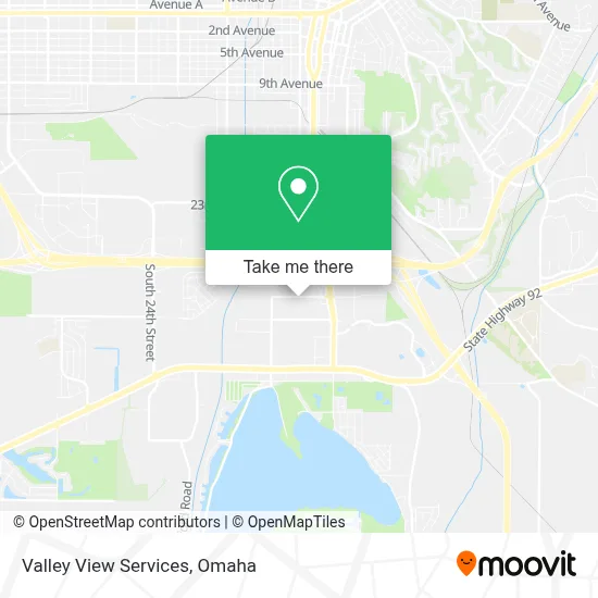 Valley View Services map