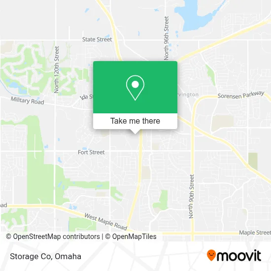 Storage Co map