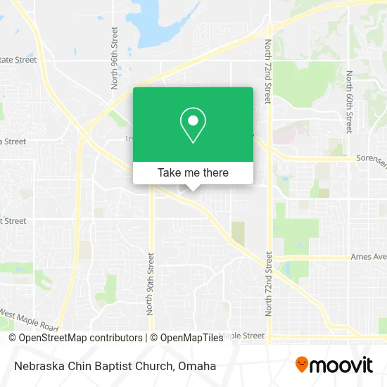 Nebraska Chin Baptist Church map
