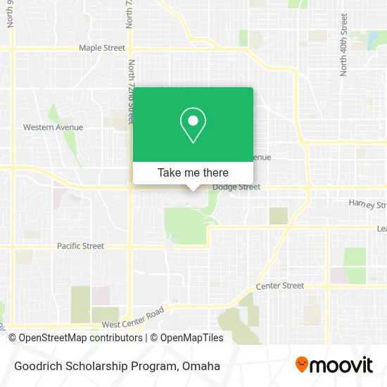 Goodrich Scholarship Program map