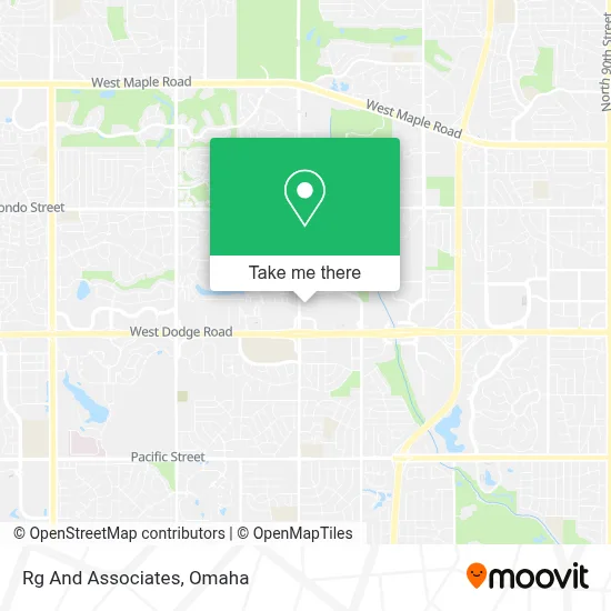 Rg And Associates map