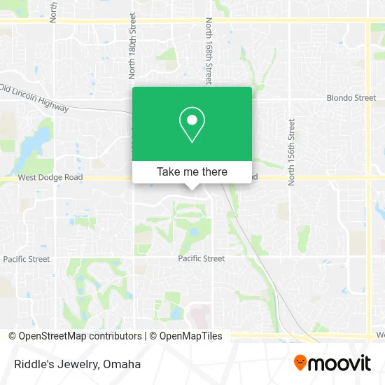 Riddle's Jewelry map
