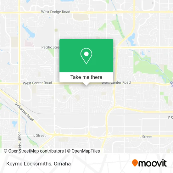 Keyme Locksmiths map