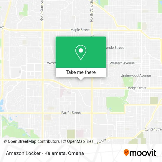 Amazon Locker - Kalamata map