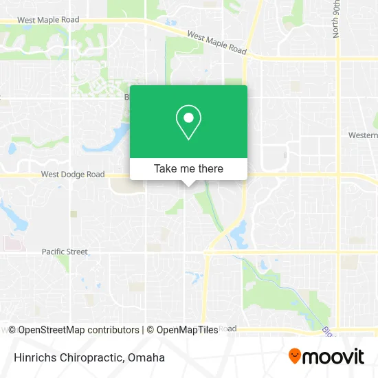 Hinrichs Chiropractic map