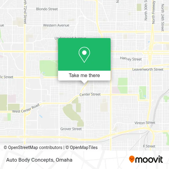 Auto Body Concepts map
