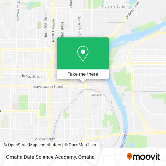 Omaha Data Science Academy map
