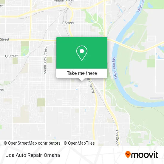 Jda Auto Repair map