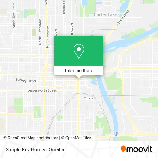 Simple Key Homes map