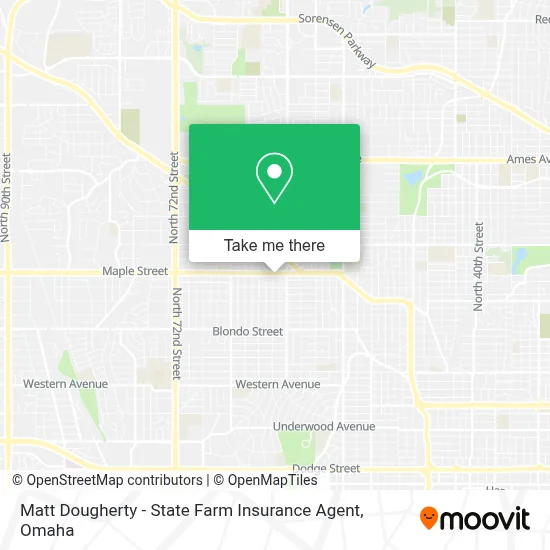 Matt Dougherty - State Farm Insurance Agent map