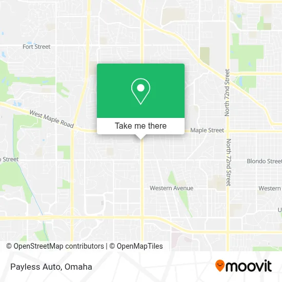 Payless Auto map