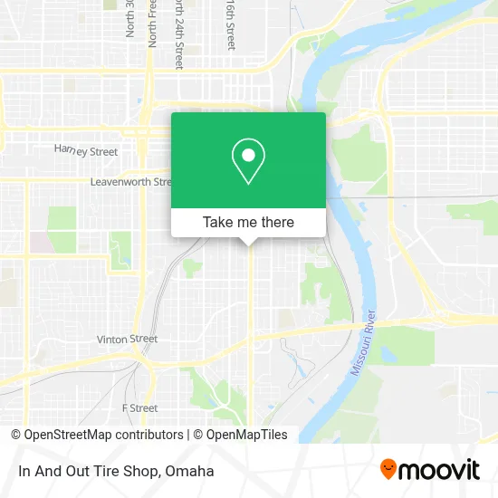 In And Out Tire Shop map