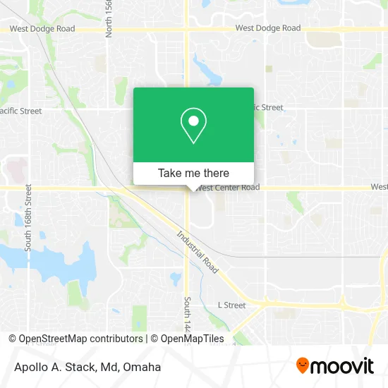 Apollo A. Stack, Md map