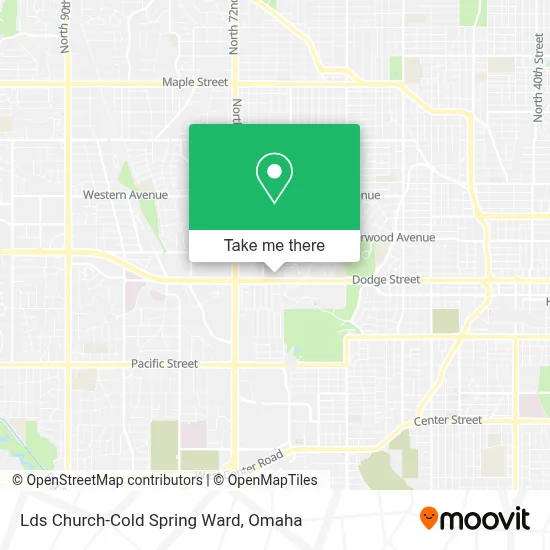 Lds Church-Cold Spring Ward map