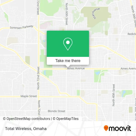 Total Wireless map