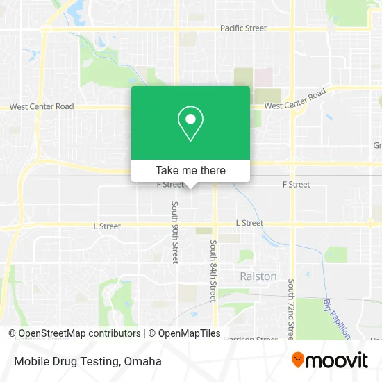Mobile Drug Testing map