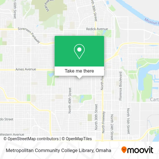 Metropolitan Community College Library map
