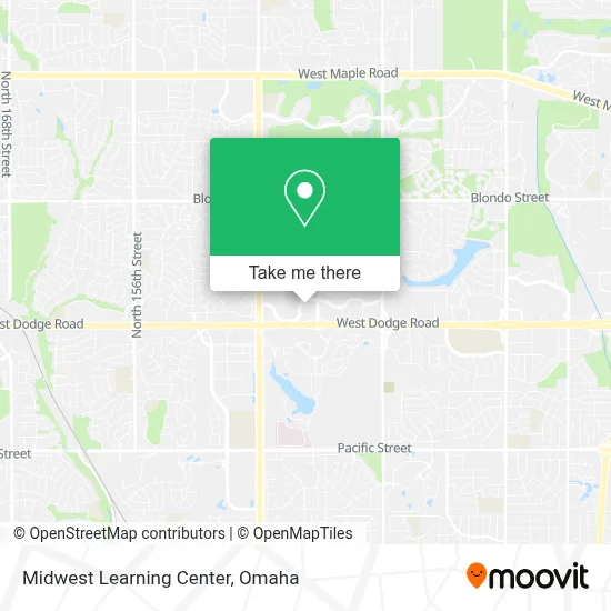 Midwest Learning Center map