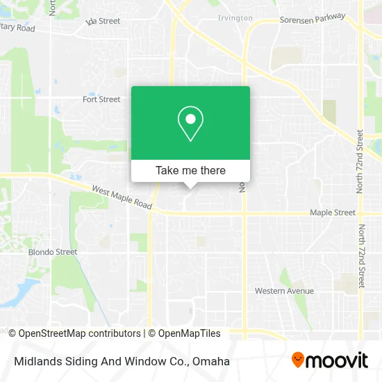 Midlands Siding And Window Co. map