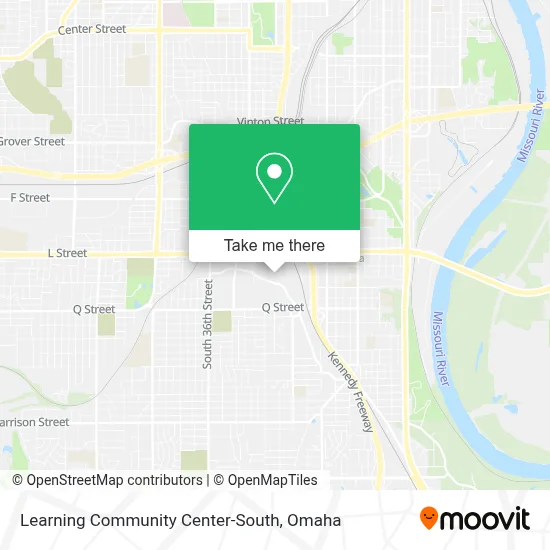 Learning Community Center-South map