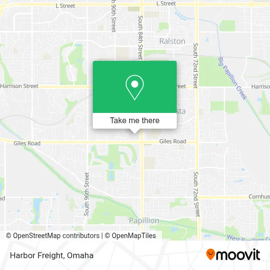 Harbor Freight map