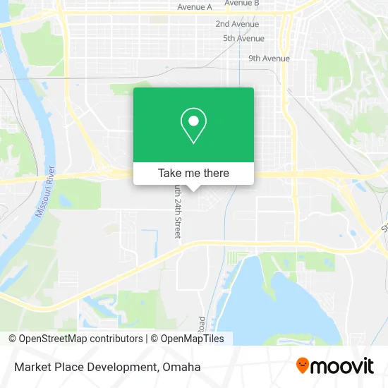 Market Place Development map